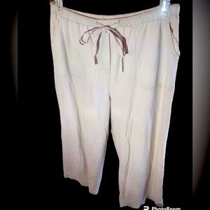 100% cotton natural non-dyed pants. Loose fitting, fluent Size M